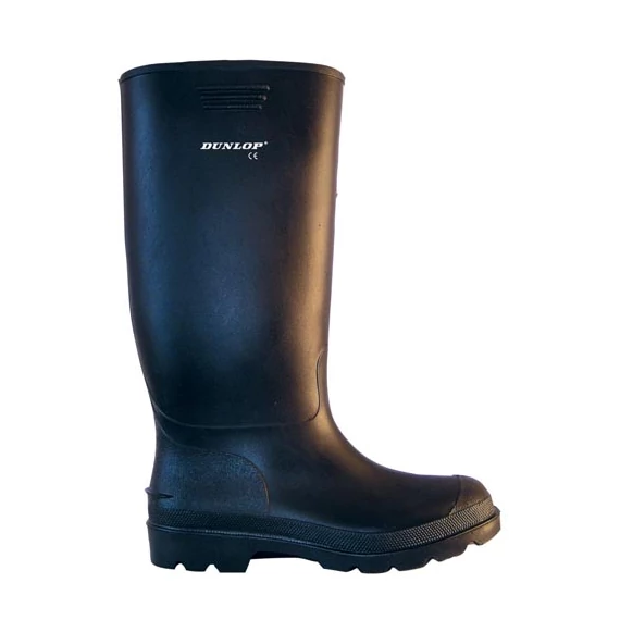 DUNLOP PRICEMASTOR 380pp fekete PVC csizma 41