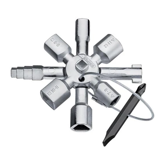 Knipex kapcsolószekrény kulcs 8 ágú
