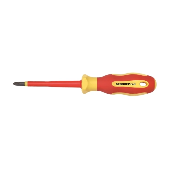 GedoreRed VDE csavarhúzó PZ2 100mm 1000V-ig szigetelt R39300219