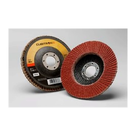 3M 51467 Cubitron II 969F lamellás tárcsa, T29 kúpos, 115 mm x 22 mm, 80+