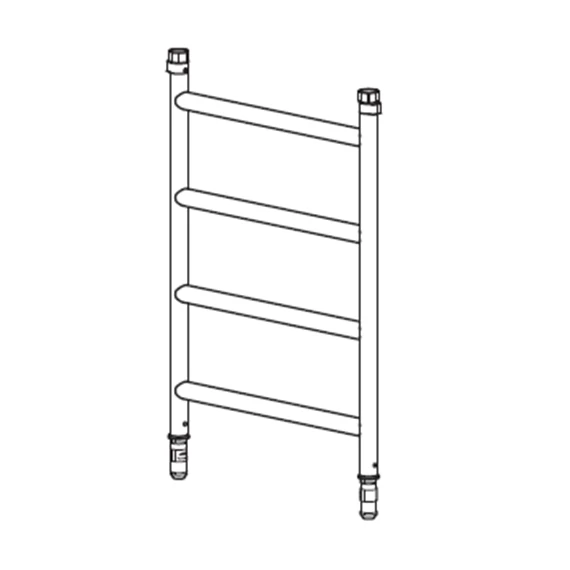 Zarges WernerCo PaxTower alapkeret 1m 4 fokos