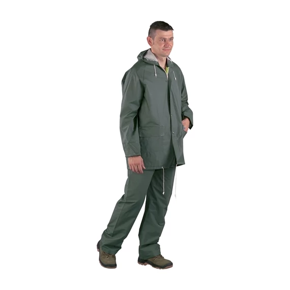 PVC esőruha - zöld L